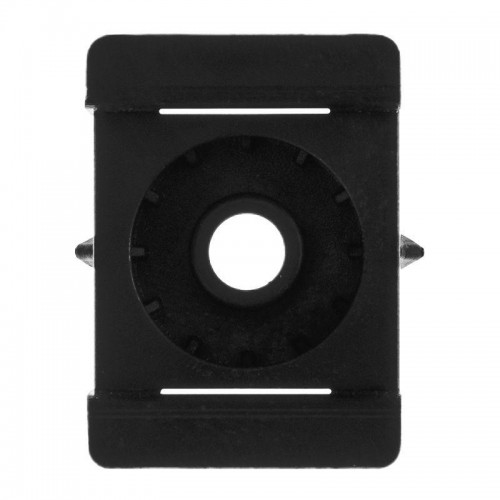 Площадка под стяжку для прямого монтажа 22х16мм черн. (уп.100шт) Rexant 07-2111