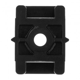 Площадка под стяжку для прямого монтажа 22х16мм черн. (уп.100шт) Rexant 07-2111