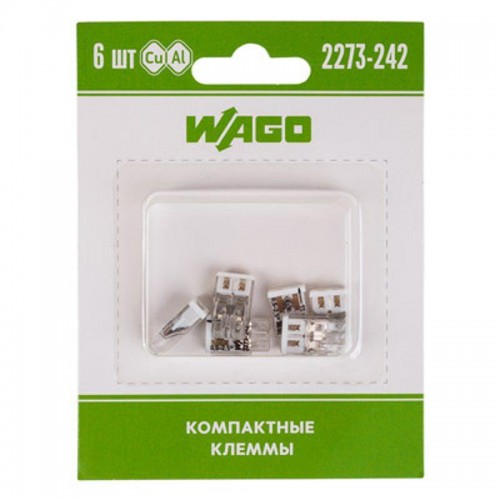 Клемма 2-х проводная для распред. коробки (с контактн. пастой 