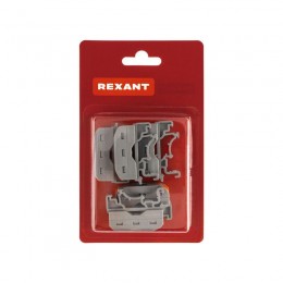 Клемма строительно-монтажная СМК проходная 222-422D 2п 0.08-4кв.мм с креплением на DIN-рейку сер. (уп.5шт) Rexant 07-5239-05