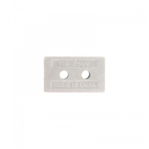 Клемма керамическая винтовая 10кв.мм 3 пары контактов с крепежным отверстием (уп.84шт) Rexant 07-6226