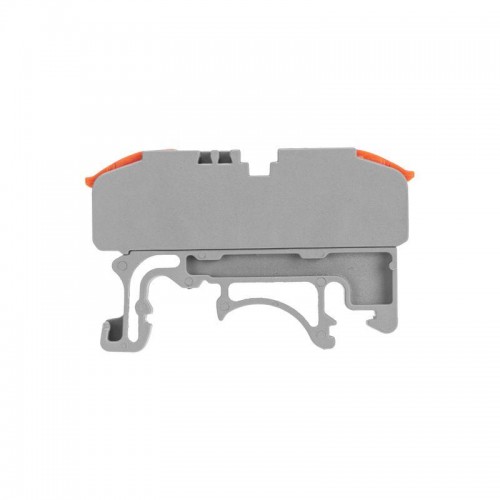 Клемма строительно-монтажная СМК проходная 222-421D 1п 0.08-4кв.мм с креплением на DIN-рейку сер. (уп.5шт) Rexant 07-6263-1-05