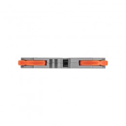 Клемма строительно-монтажная СМК проходная 222-421D 1п 0.08-4кв.мм с креплением на DIN-рейку сер. (уп.5шт) Rexant 07-6263-1-05