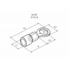 Наконечник кольцевой изолированный (НКИ d10.5мм) 0.5-1.5кв.мм (VR1.25-10) REXANT 08-0017