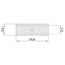 Гильза соединительная СГ L-15мм 0.5-1.5кв.мм BN1.25 Rexant 08-0712