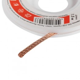 Лента медная для удаления припоя d2.5мм 1.5м Rexant 09-3003