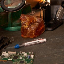 Припой с канифолью 20гр. d1.0мм (Sn60 Pb40 Flux 2.2%) REXANT 09-3103