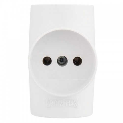 Разветвитель 3-м без заземл. 10А IP20 бел. Rexant 11-1077