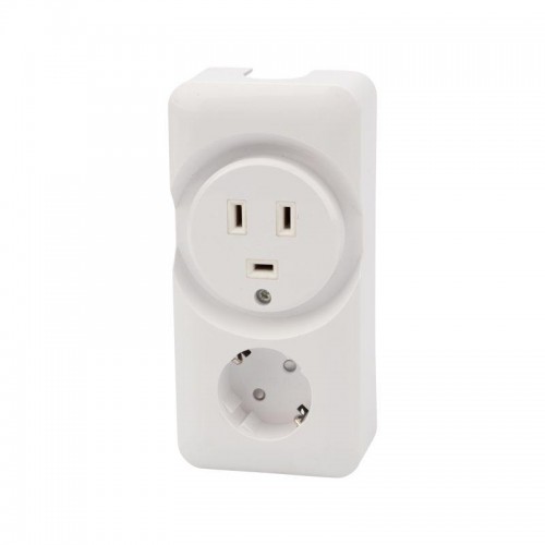 Розетка 2-м ОП РШ/Евро 32А/16А 2P+PE 250В для электроплиты бел. Rexant 11-8982