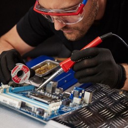 Паяльник с керам. нагреват. долговечное жало 220В/40Вт PROCONNECT 12-0123-4