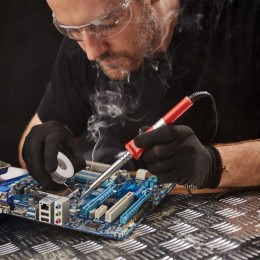 Паяльник с керам. нагреват. долговечное жало 230В/60Вт PROCONNECT 12-0124-4