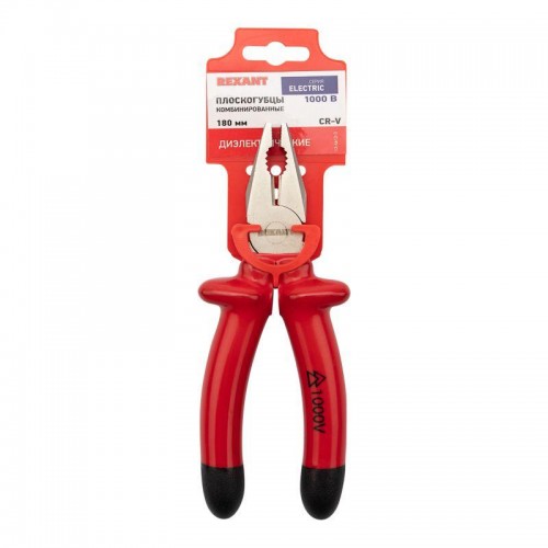 Плоскогубцы комбинированные 180мм диэлектрические до 1000В Rexant 12-4612-3