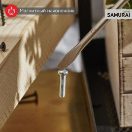 Отвертка шлицевая SL 5х100мм трехкомпонентн. рукоятка сталь S2 Rexant 12-4722-1