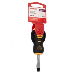 Отвертка шлицевая SL 6х40мм двухкомпонентн. рукоятка Rexant 12-4725