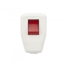 Вилка Евро угловая 16А с заземл. с кнопкой бел. Rexant 16-0730