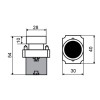 Кнопка XB2 зел. NO Rexant 36-5522