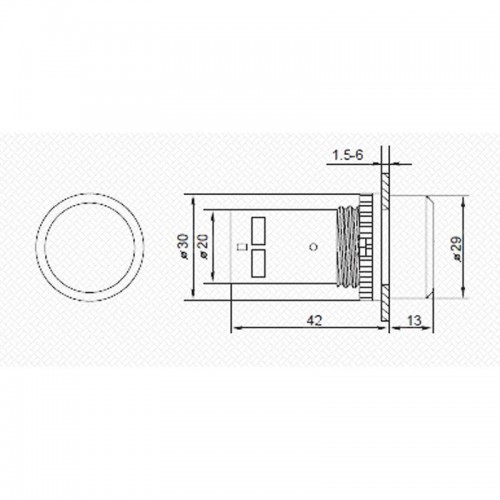 Кнопка EB22 возвратная желт. NO+NC 230 В Rexant 36-5532