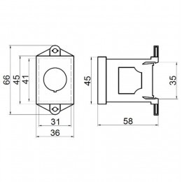 Адаптер для установки на DIN-рейку Rexant 36-9011