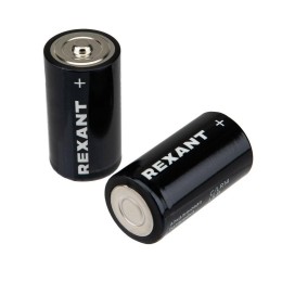 Элемент питания алкалиновый С/LR14 1.5В (блист.2шт) Rexant 39-1014