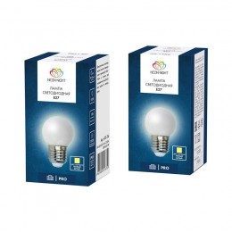 Лампа светодиодная 2Вт шар d45 5LED тепл. бел. E27 Neon-Night 405-116