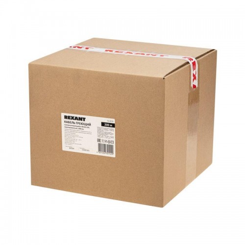 Кабель греющий (нагрев.) саморег. SRL30-2CR экранированный 30Вт/м 0.88кв.мм/55м 200м Rexant 51-0279