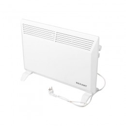 Конвектор электрический 1.5кВт с механическим термостатом; СТИЧ нагревательный элемент; ножки Rexant 60-0091