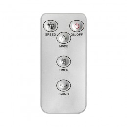 Вентилятор напольный 50Вт 7 лопастей д/у управление бел. DUX 60-0221