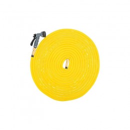 Набор поливочный растягивающийся шланг 45м пистолет 7 режимов соединитель латунь ЧЕТЫРЕ СЕЗОНА 62-0318-F