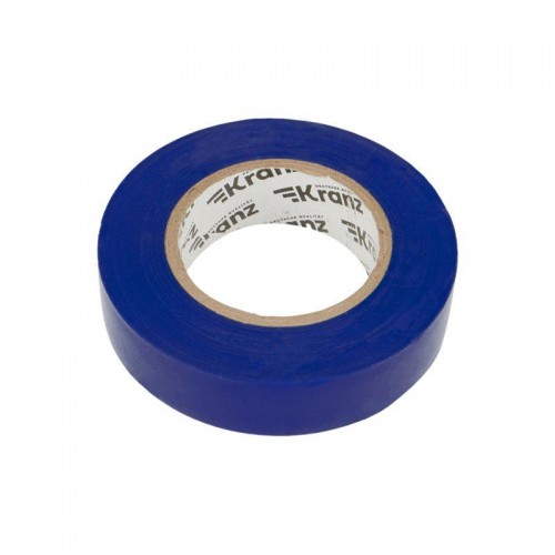 Изолента ПВХ 0.13х19мм 25м синяя (уп.5шт) Kranz KR-09-2205