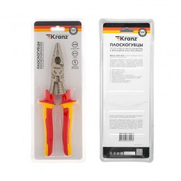 Плоскогубцы многофункциональные диэлектрические 230мм Kranz KR-12-4651-3