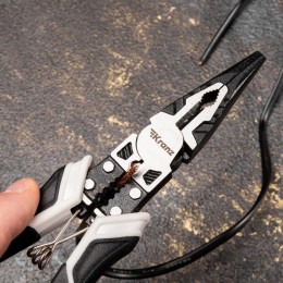 Тонкогубцы многофункциональные универсальные 200мм Kranz KR-12-4653-5