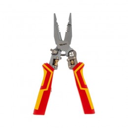 Плоскогубцы многофункциональные диэлектрические PRO 210мм с тестером Kranz KR-12-4656-3