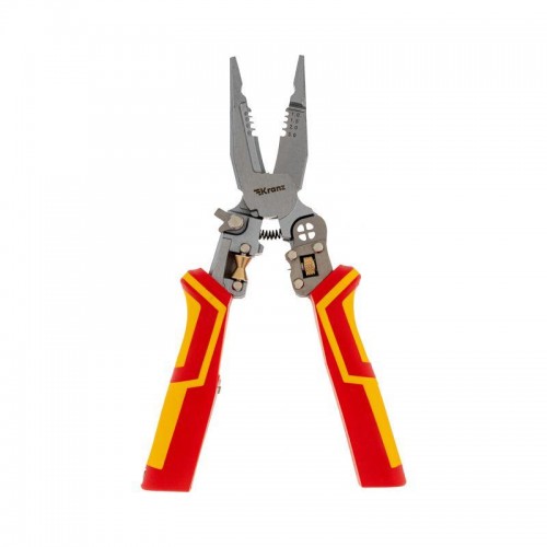 Плоскогубцы многофункциональные диэлектрические PRO 210мм с тестером Kranz KR-12-4656-3