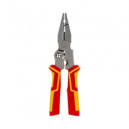 Плоскогубцы многофункциональные диэлектрические PRO 210мм с тестером Kranz KR-12-4656-3