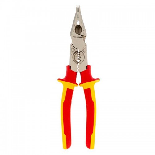 Плоскогубцы многофункциональные диэлектрические 238мм со съемником Kranz KR-12-4657-3