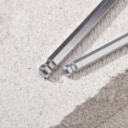 Набор ключей имбусовых Tamper-Torx 9шт ТТ10-ТТ50 закаленные удлиненные никель Kranz KR-12-5221