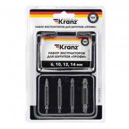 Набор экстракторов для шурупов Профи Kranz KR-12-6703