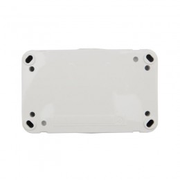 Блок ОП 2 розетки горизонт. Mini OG с заземл. IP54 бел. Kranz KR-78-0606