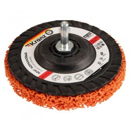 Круг зачистной CERAMIC 125хМ14 быстрая уст. адаптер коралл Kranz KR-90-0030-1