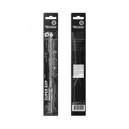 Бур по бетону SDS-Plus SUPER 6х160мм профессиональный цельная крестовая пластина Kranz KR-91-0453