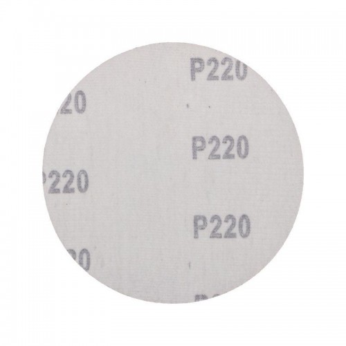 Диск абразивный на ворсовой основе на липучке без отверст. P220 125мм (уп.10шт) Kranz KR-91-1154