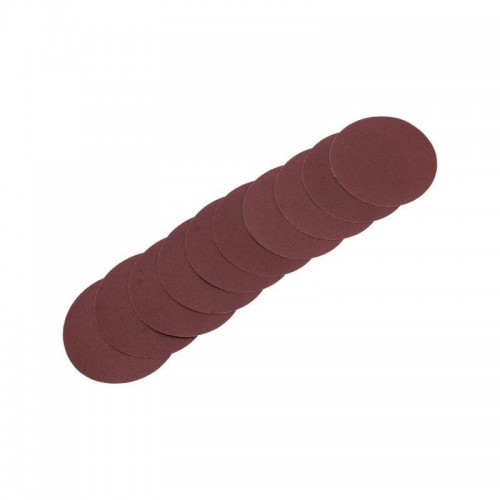 Диск абразивный на ворсовой основе на липучке без отверст. P220 125мм (уп.10шт) Kranz KR-91-1154