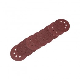 Диск абразивный на ворсовой основе на липучке перфорированный P60 125мм (уп.10шт) Kranz KR-91-1165