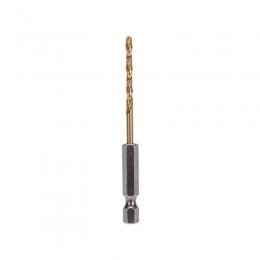 Сверло по металлу 3мм Р6М5 ТИТАН шестигранный хвостовик DIN 338 Kranz KR-91-5502