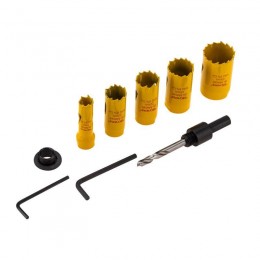 Набор коронок Bimetal (14 20 22 25 30 35 40 51 60 64 67) 16 предметов метал. кейс Kranz KR-92-0203-1