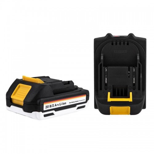 Дрель-шуруповерт аккумуляторная бесщеточная Li-Ion 20В 55Нм (кейс 2 аккум. 2А.ч) Kranz KR-PT-055