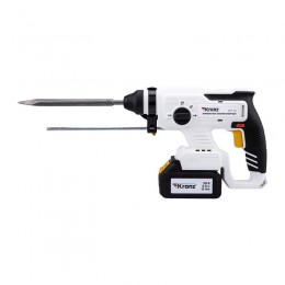 Перфоратор аккумуляторный SDS-plus 2.2Дж 1х4А.ч в кейсе Kranz KR-PT-120