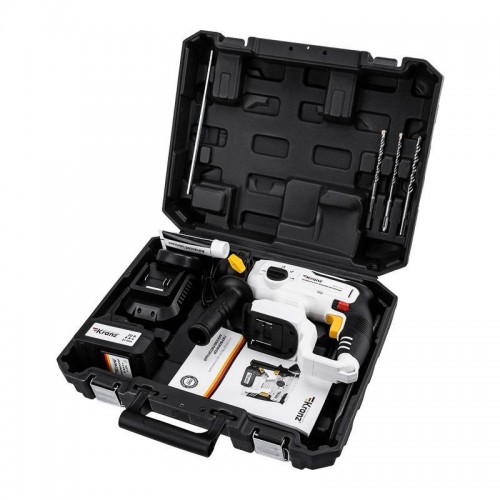 Перфоратор аккумуляторный SDS-plus 2.2Дж 1х4А.ч в кейсе Kranz KR-PT-120