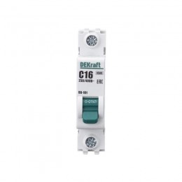 Выключатель автоматический модульный 1п C 16А 4.5кА ВА-101 DEKraft 11054DEK
