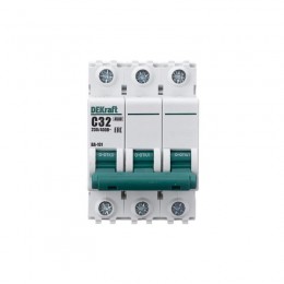 Выключатель автоматический модульный 3п C 32А 4.5кА ВА-101 DEKraft 11081DEK